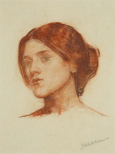Study for The Rose Bower John William Waterhouse